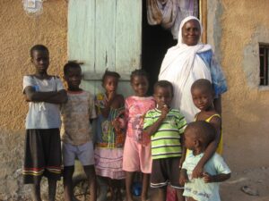 A family at the Not Another Child center in Mauritania
