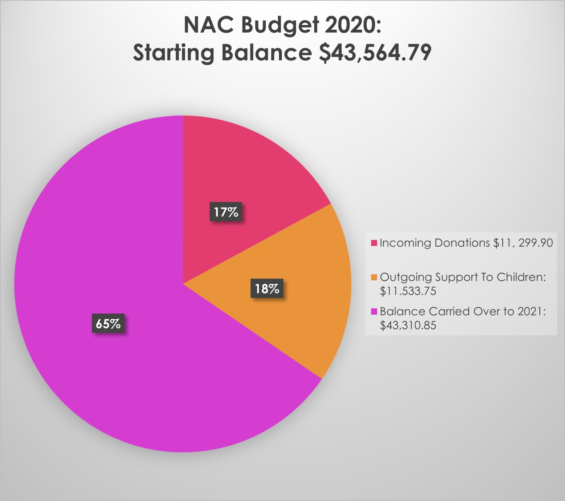 nac budget 2020 revised