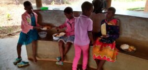 Children having food 7
